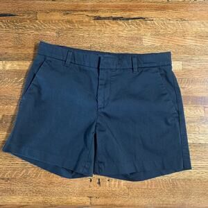 Banana Republic Womens Shorts The Avalon Short Size 0 Chino Black Flat Pockets